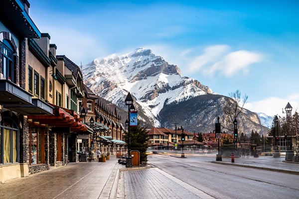 Banff skyline