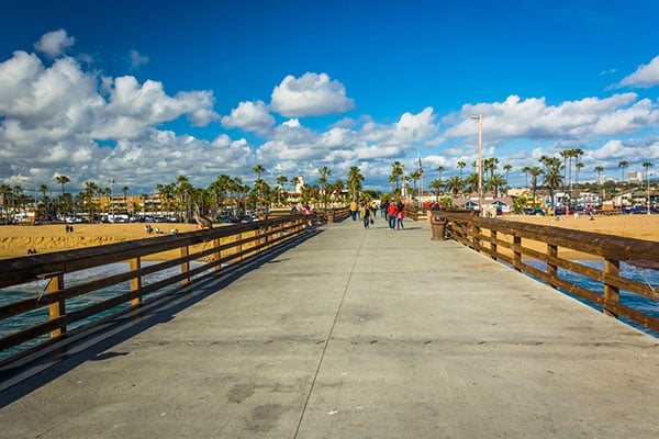 Balboa Pier in Newport Beach
