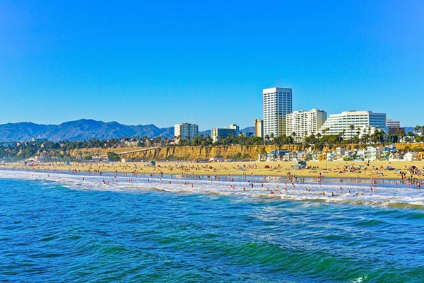 Santa Monica beach