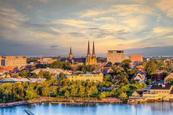 Charlottetown skyline