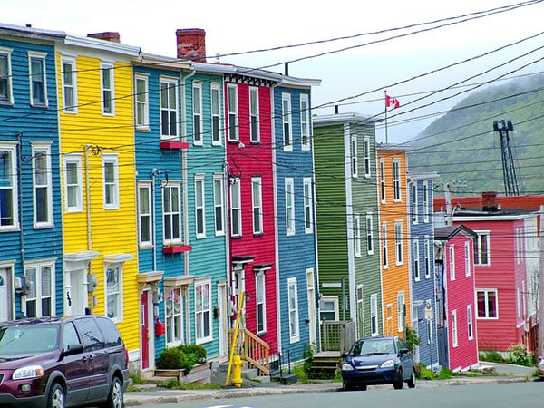St. John's houses