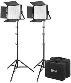 Fovitec Portable 2-Light LED Kit