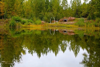 Alaska Native Heritage Center lake