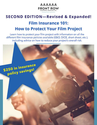 Second Edition of Film Insurance 101 book