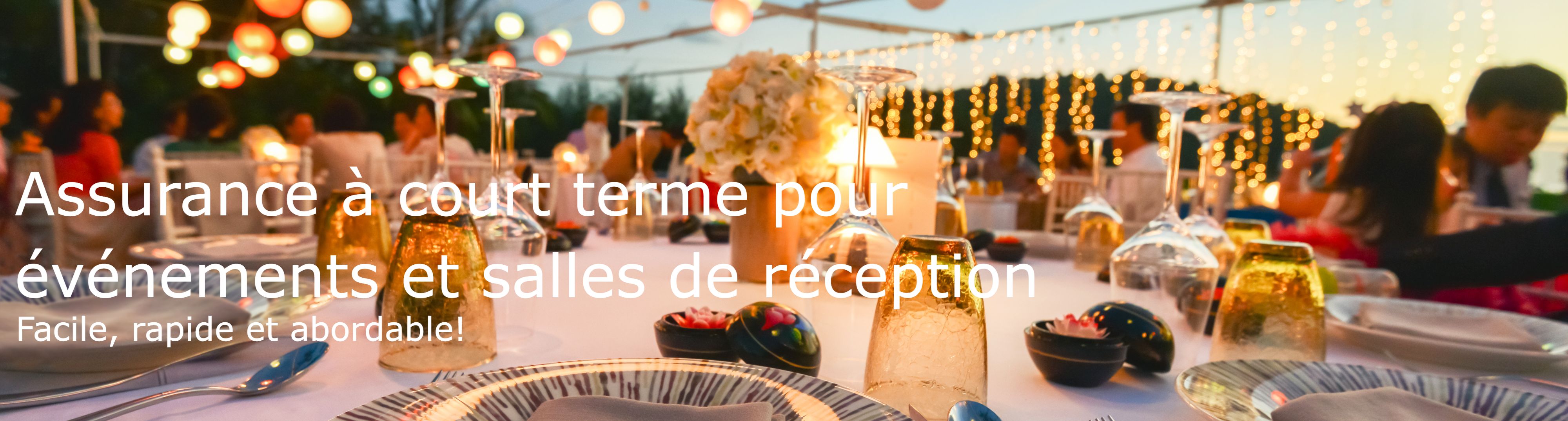 Assurance Pour Evenements Speciaux Quebec