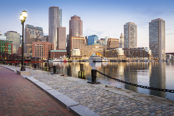 Boston skyline / wedding venues Boston