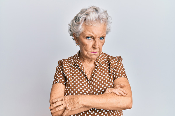 Grumpy Old Woman: theatre insurance