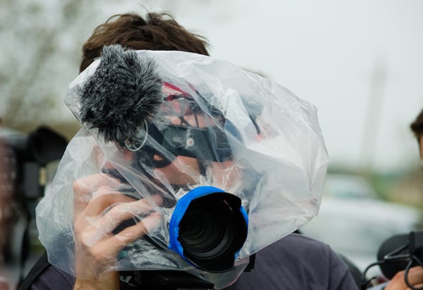 Standard Camera Waterproof Rain Cover Sleeve Protector Raincoat for Canon  Nikon Sony DSLR Cameras Black | Walmart Canada