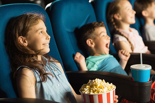 Kids at cinema: Movie Theatre Cinema Insurance