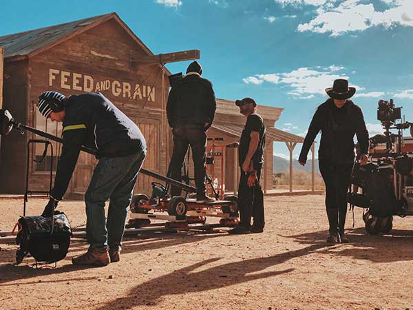 Western movie set: Film Production Insurance